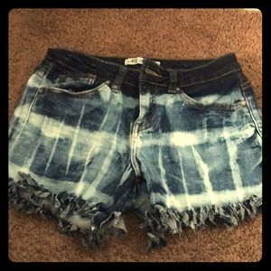 Washed and cleaned shorts